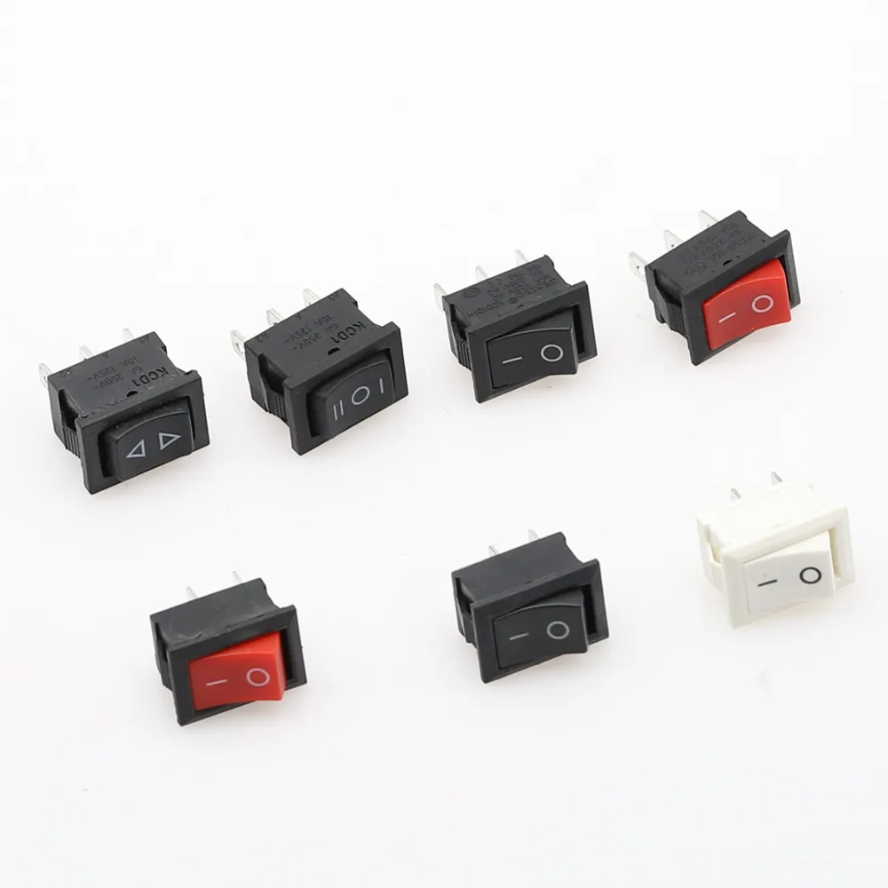 5/10 шт. 2 Pin позиционный Выключатель вкл/выкл SPST Панель крепление кулисный