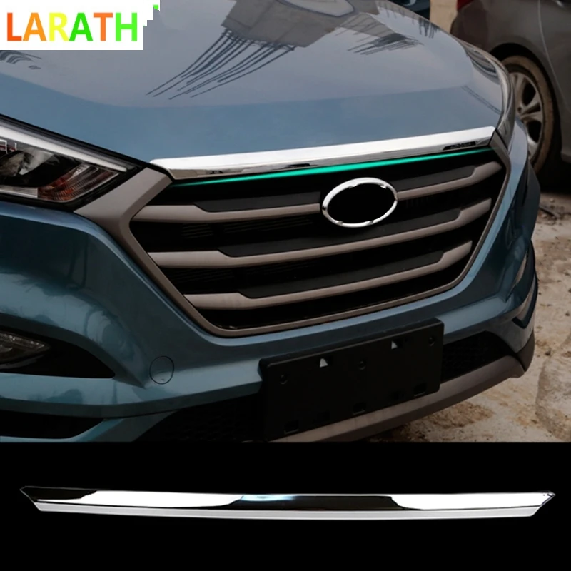 Подходит для HYUNDAI TUCSON TL 2015 2016 2017 хромированный передний капот решетка гриль губы