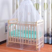 universal foldable netting mosquito net infant canopy round bed canopy mosquito net for baby summer baby crib net crib dome