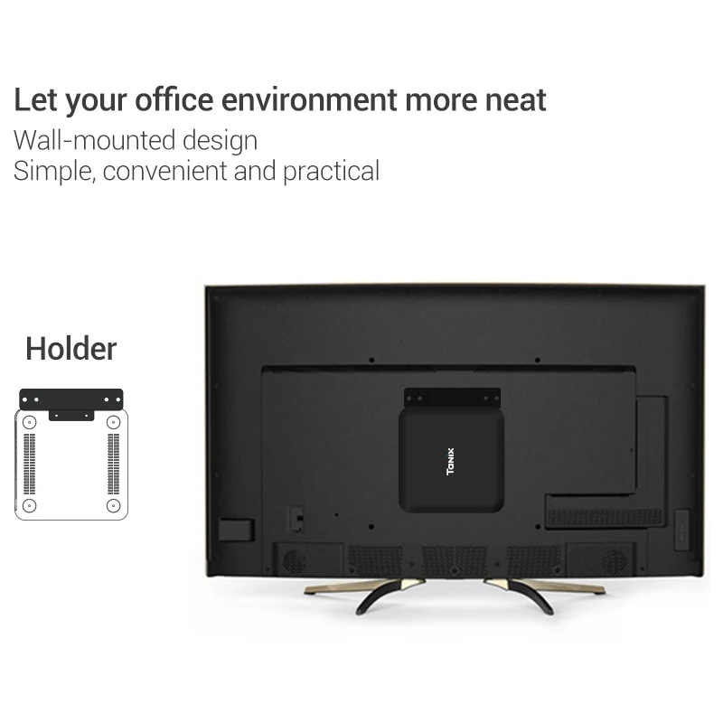 Мини-ПК TX85 1080P HD Windows 10 4 + 64 ГБ Wi-Fi 2 5 8 ГГц | Электроника