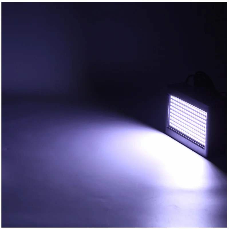 Бесплатная доставка светодиодный стробоскоп 180 с белым и RGB-цветом для дискотеки