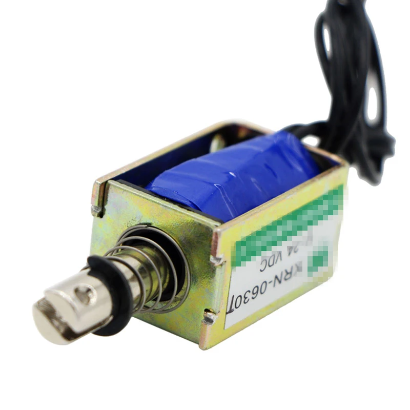 Двухтактный Тип через рамку постоянный Электромагнит XRN-0630T DC 12V 24V 32W ход 10 мм
