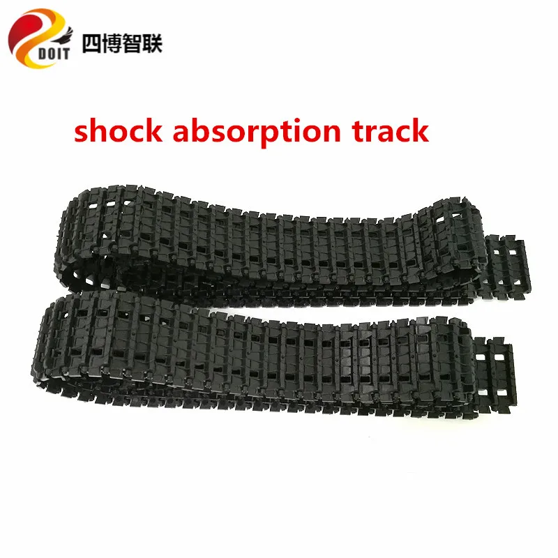 

SZDOIT деталь 92 см, инженерная амортизация, пластиковая гусеничная лента для Smart RC Robot Tank, шасси, легко съемные, DIY
