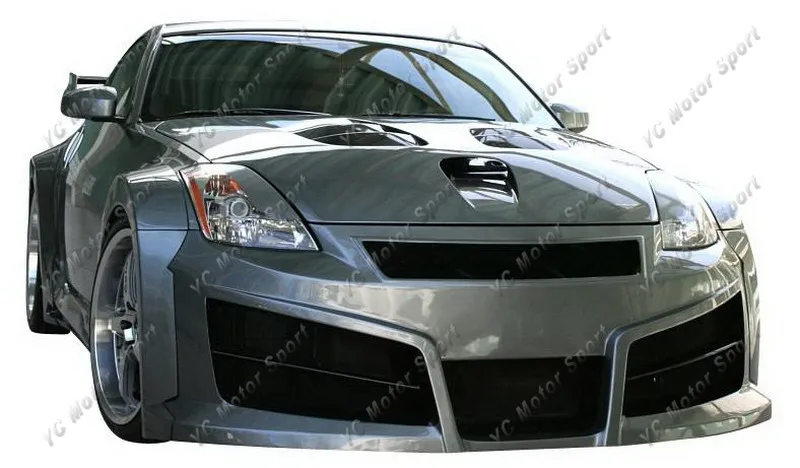 Стеклопластиковый волокно Стекло IBD хаос широкий Стиль Bodykits подходит для 2002 2008 350Z