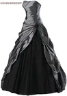 Пышное Бальное Платье ANGELSBRIDEP, бальное платье, вечернее платье принцессы 16 лет без бретелек
