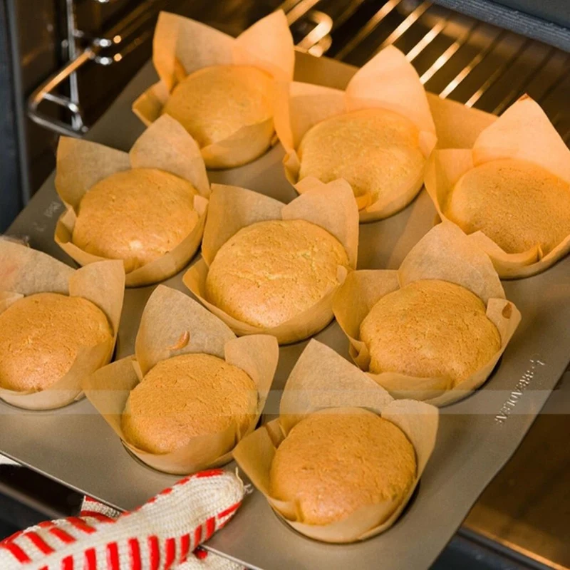 Неотбеленная бумага для пергамента листы выпечки печенья 7-дюймовые Премиум