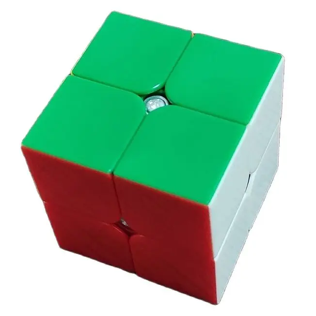 Оригинальный волшебный пазл QiYi Black Mamba 2x2x2 50 мм 2 слоя куб мягкая скорость игры