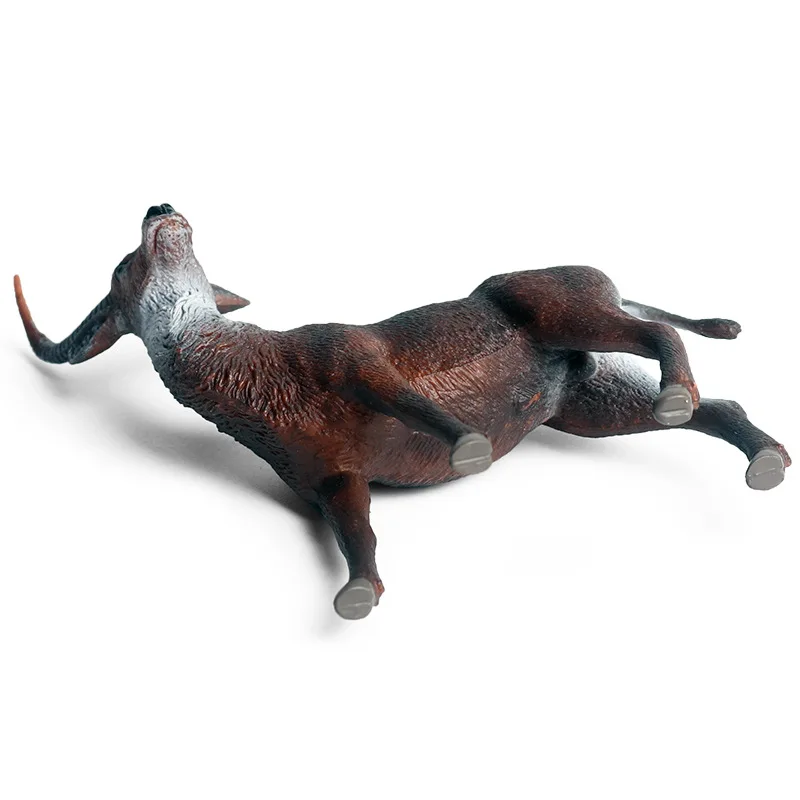 

Simulation animal model plastic static solid large wild African antelope children toy ornaments