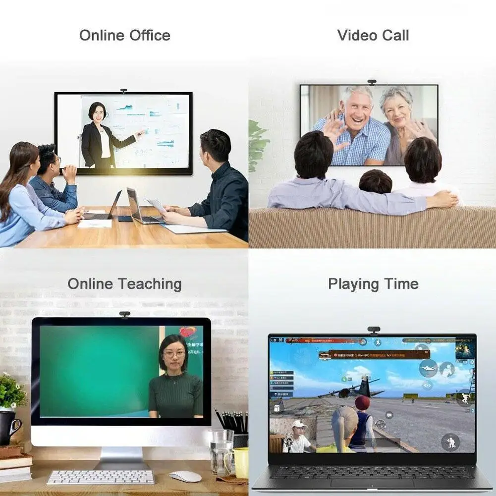 

Webcam 480P HD Web Camera With Microphone USB Plug Desktop Web Cam Camera Laptop Computer For PC Mini F0D8
