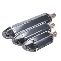 570mm 470mm 370mm inlet 51mm motorcycle yoshimura exhaust pipe motorbike muffler exhaust escape tail tube with db killer for r25