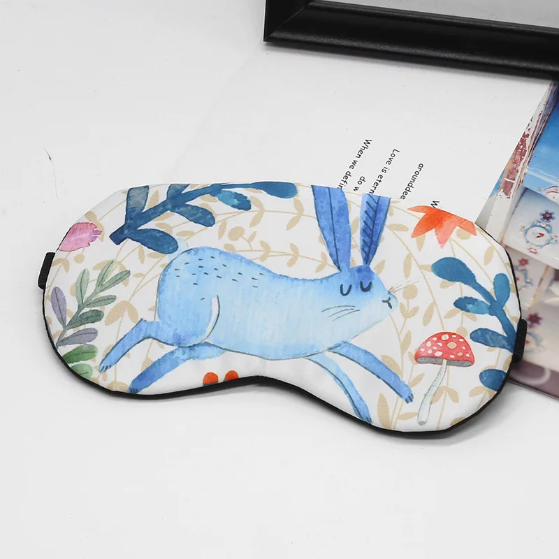 Маска для сна креативная забавная маска милая хлопковая мультяшная глаз