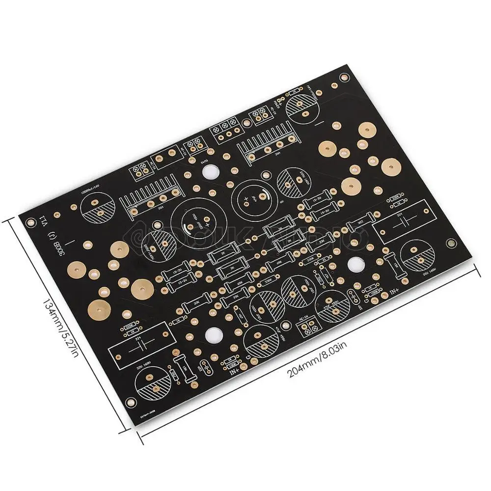 Douk audio HiFi 300B вакуумная фотоплата DIY KIT роскошный односторонний класс AStereo Audio Amp 16