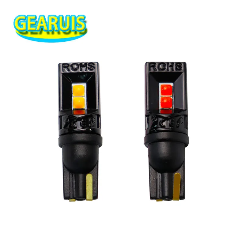 2 шт. автомобильные светодиодсветодиодный лампы T10 Canbus 194 W5W 76 W Convext 4 SMD