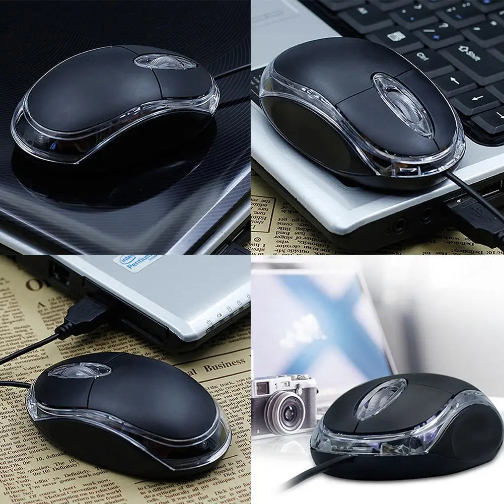 

Ergonomic Wired Exquisite Streamlined Mouse with USB Receiver for Computer PC Laptop