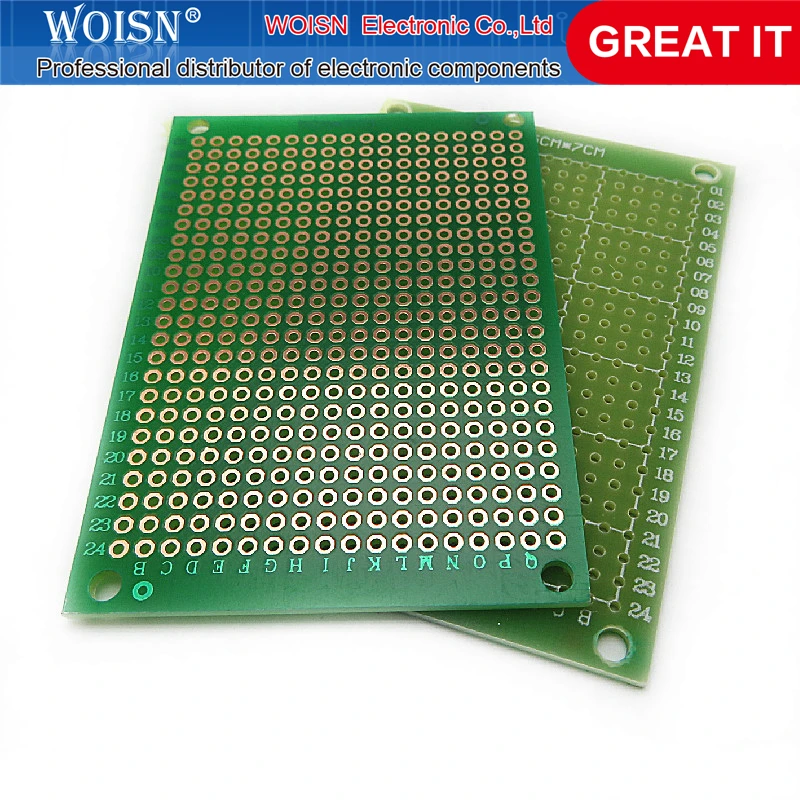 2 шт./лот 2x8 см 2*8 3x7 3*7 4x6 4*6 5x7 5*7 двухсторонний прототип печатной платы diy