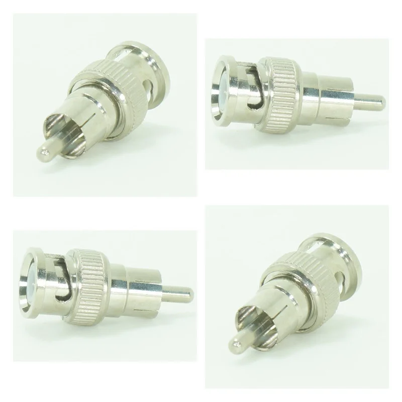 

Free Shipping High Quaility 30pcs BNC Male to RCA Male Coax Connector Adapter Plug Cable CCTV Accessories