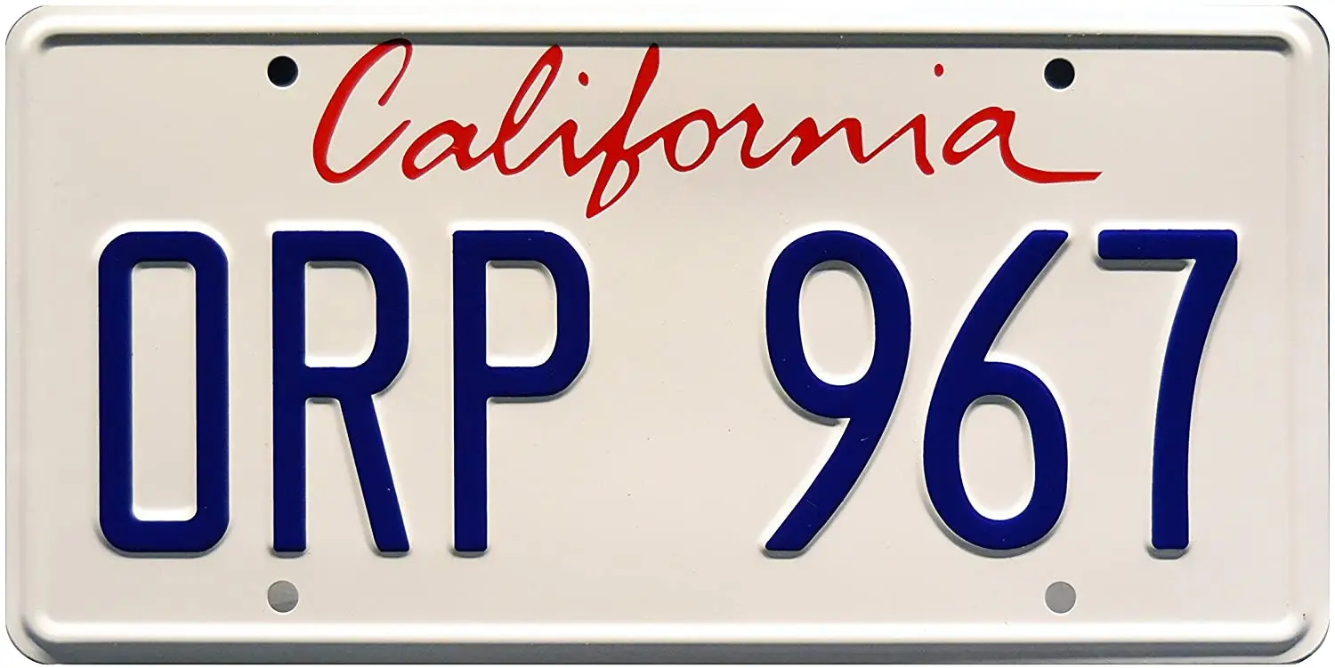 

Celebrity Machines Training Day | ORP 967 | Metal Stamped License Plate
