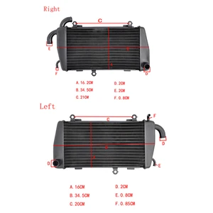 for honda gl1800 gl 1800 goldwing 1800 2001 2005 motorcycle engine radiator aluminium motor bike replace part cooling cooler free global shipping