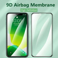 9d explosion proof airbag tempered film for iphone 11 12 13mini pro max 6 7 8plus full screen hd unbreakable phone tempered film