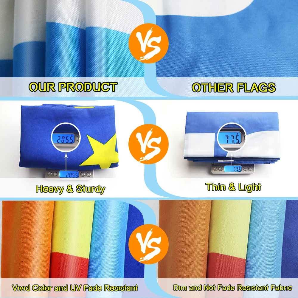 Флаг Аргентины 400D Полиэстер Премиум качества серебристые флаги с ярким цветом и