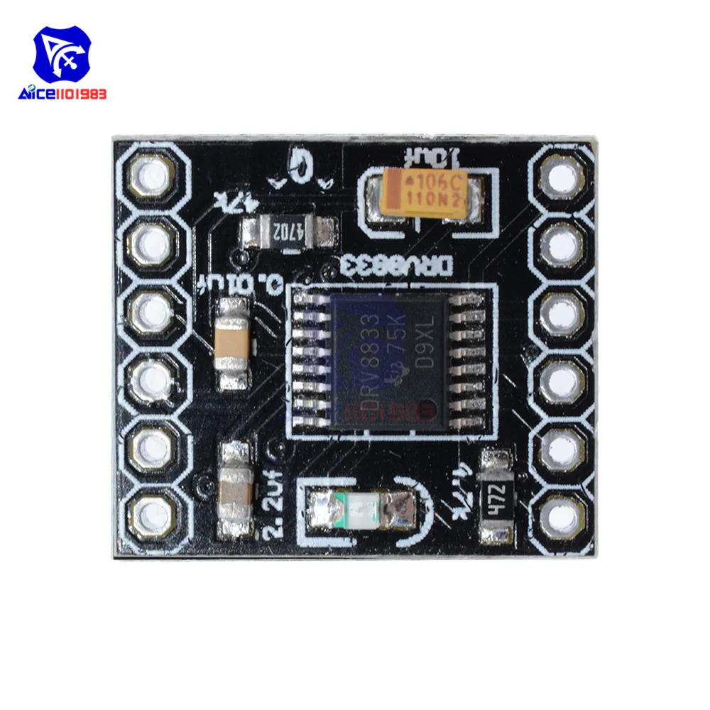 Модуль привода двигателя diymore DRV8833 1 5 А двойной H мост плата контроллера редуктора
