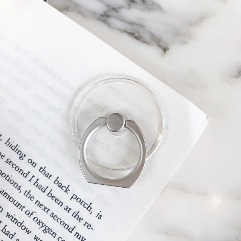 Universal Phone Holder Foldable Finger Ring Stand Cute Mobile  Transparent Bracket For iPhone 13 Xiaomi держатель для телефона