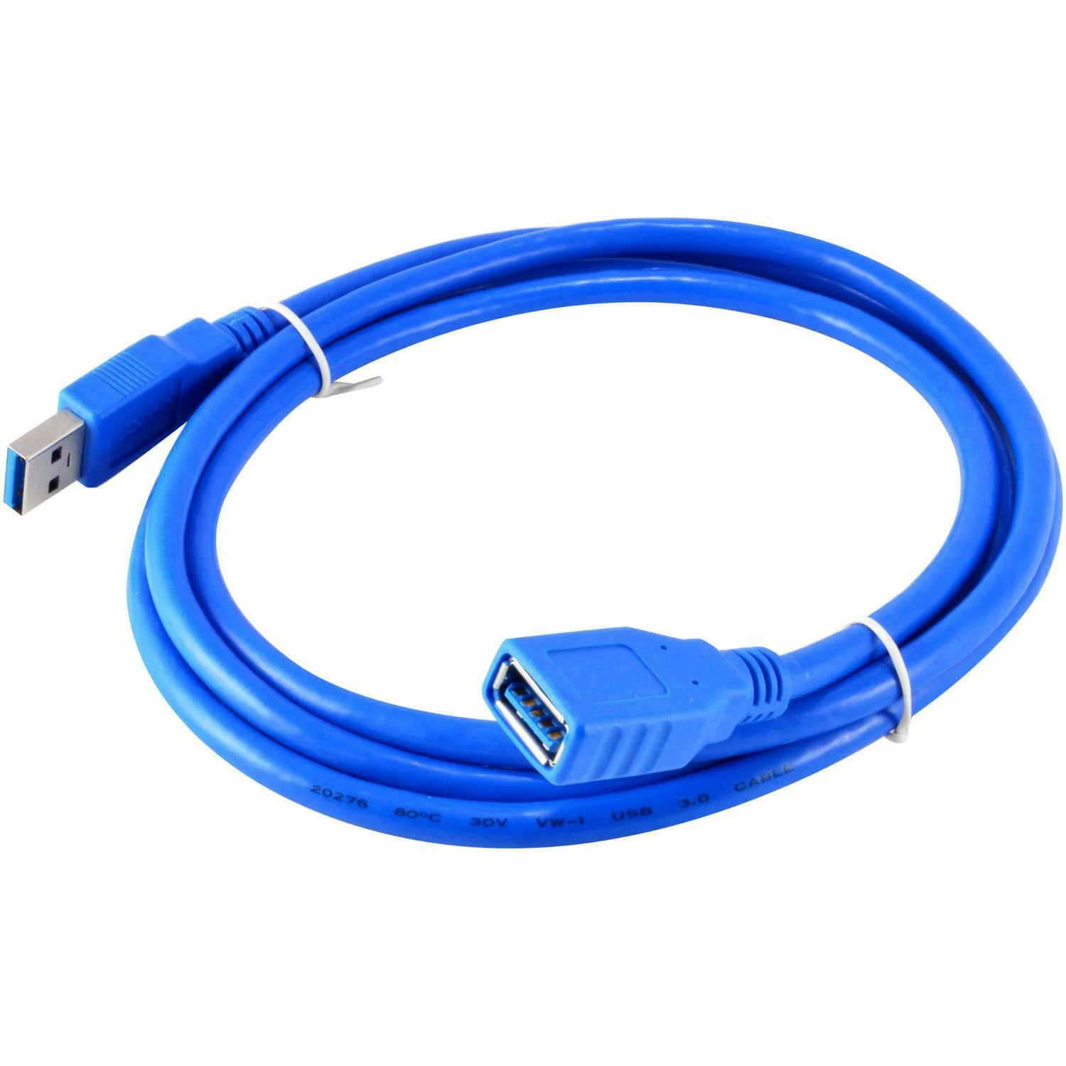 

5 футов 5 футов USB 3,0 тип А штекер-гнездо Удлинительный кабель 1,5 м синий