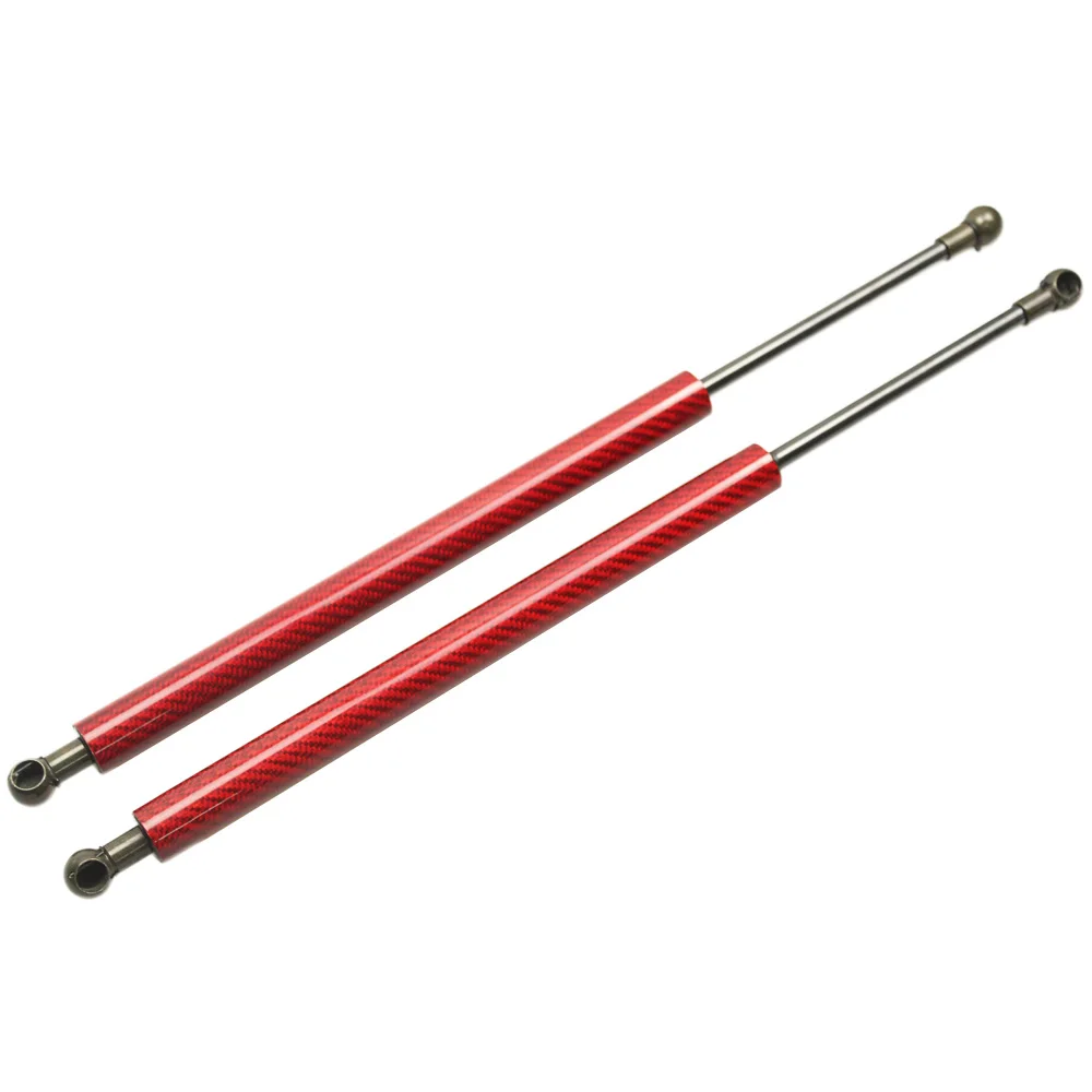 red carbon fiber Для Toyota Avensis T22 для автомобиля с кузовом универсал 1997-2002 газа заряженных углеродного волокна газовые стойки Лифт поддержка багажника 45 см - Цвет: red carbon fiber