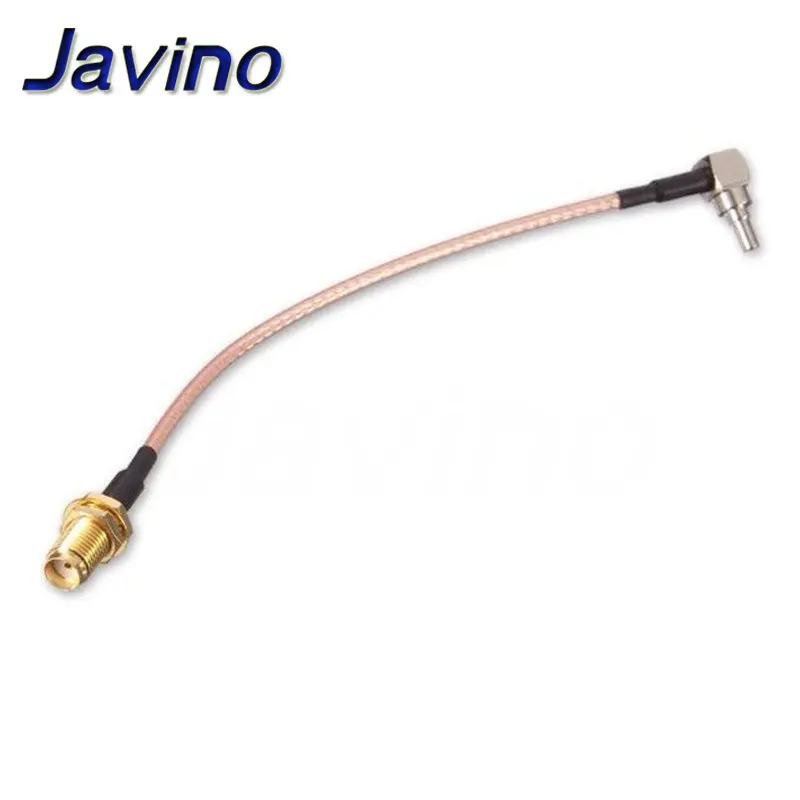 Гнездо SMA CRC9 угловой разъем кабель RG316 Pigtail 15 см 6"