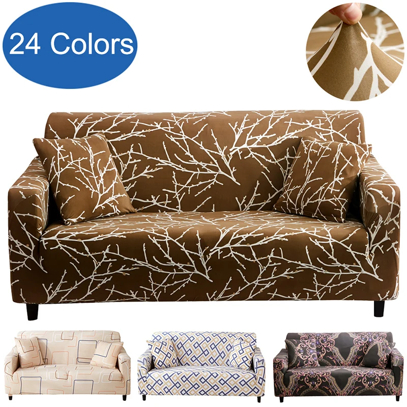 Чехлы для диванов с современным принтом гостиной чехлы углового дивана