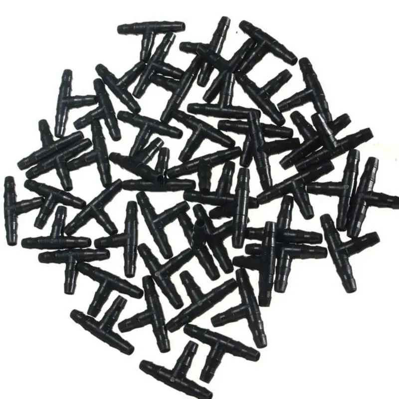 Коннекторы для орошения шлангов 1/4 дюйма 100 шт.|Соединители садового водопровода|