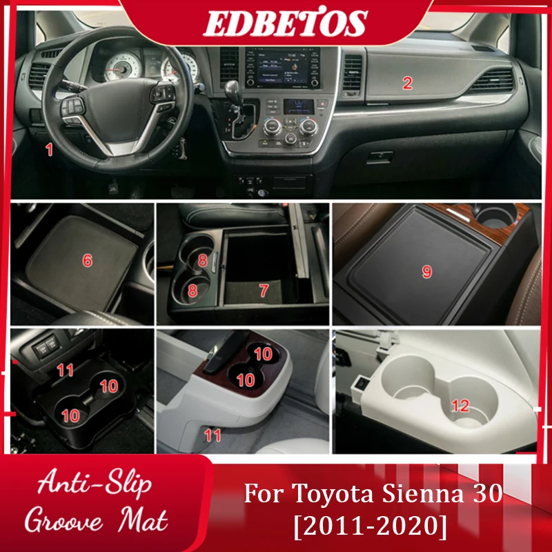 Коврик для ворот Toyota Sienna 30 XL30 2011 2012 2013 2014 2015 2016 2017 2018 2019 коврик межкомнатной