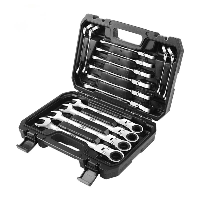 

14PCS Keys Set Multitool Wrench Ratchet Spanners Set Hand Tool Wrench Set Universal Wrench Tool Car Repair Tools