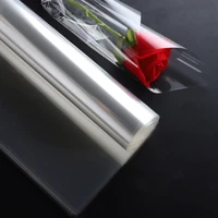 50pcs clear cellophane gift film wrapping paper for gift flower bouquet baskets packaging paper art decorative crafts paper film