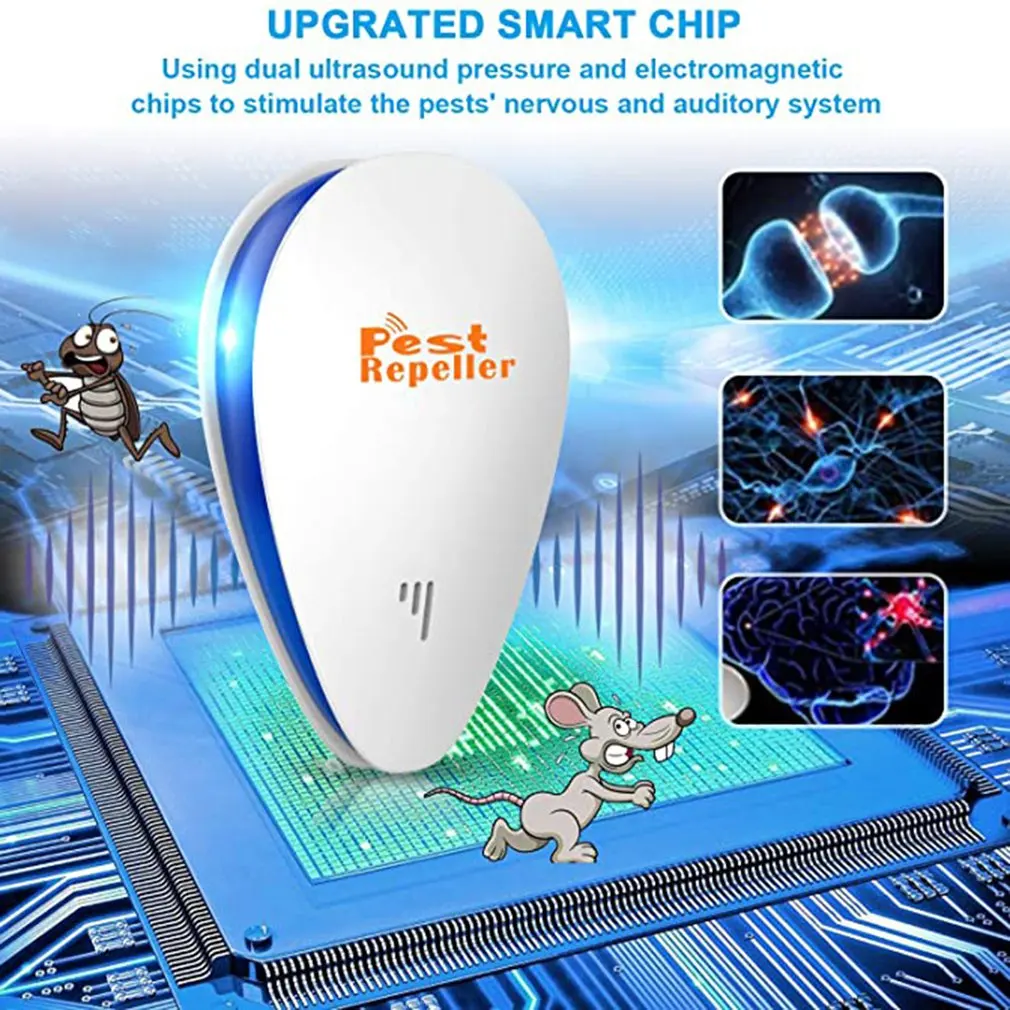 

Multifunctional Ultrasonic Insect Repellent ABS Low Power Consumption Wide Coverage Area Quiet And Effective