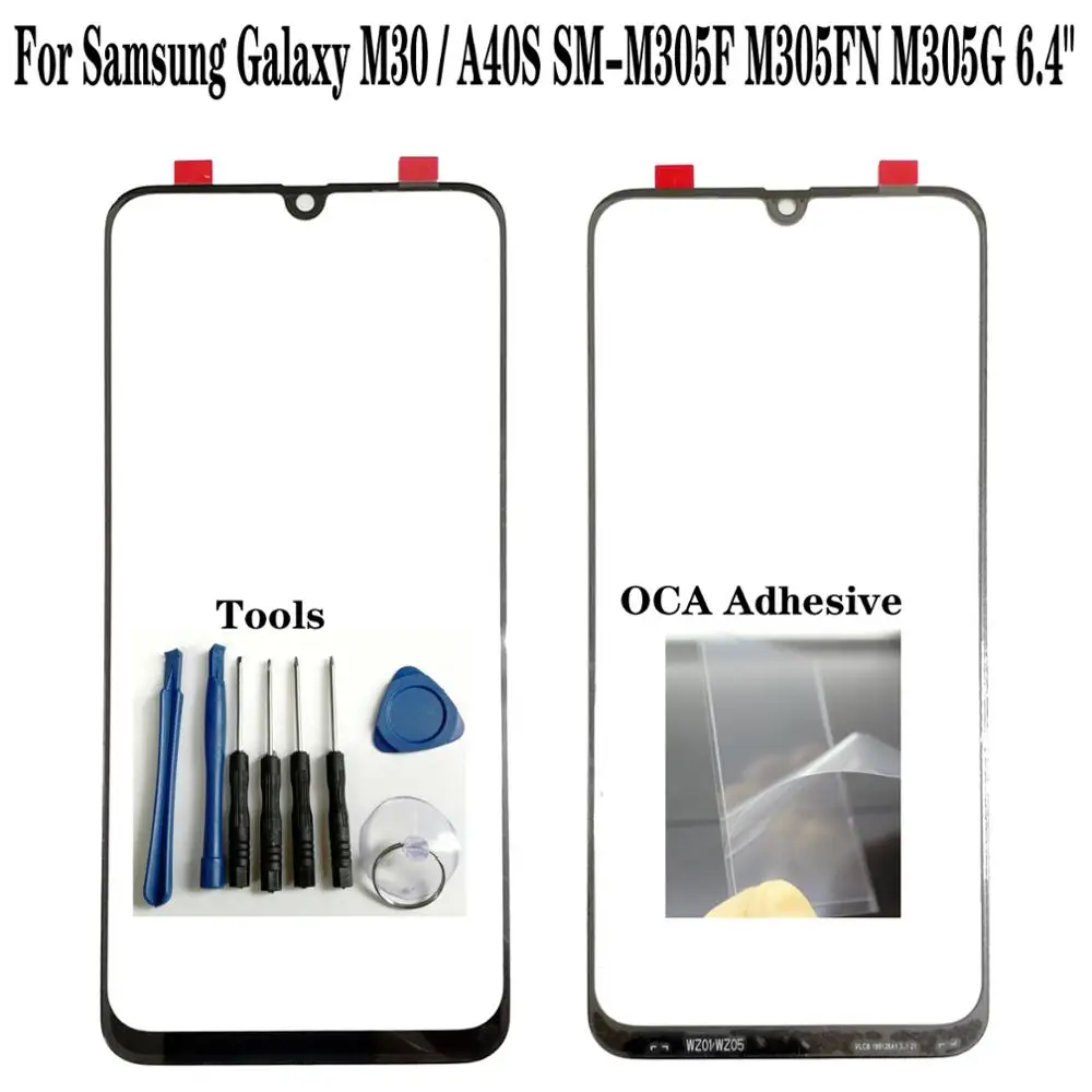 Shyueda внешнее Переднее стекло 6,4 дюйма для Samsung Galaxy M30 A40S SM-M305F M305G M305FN M305M