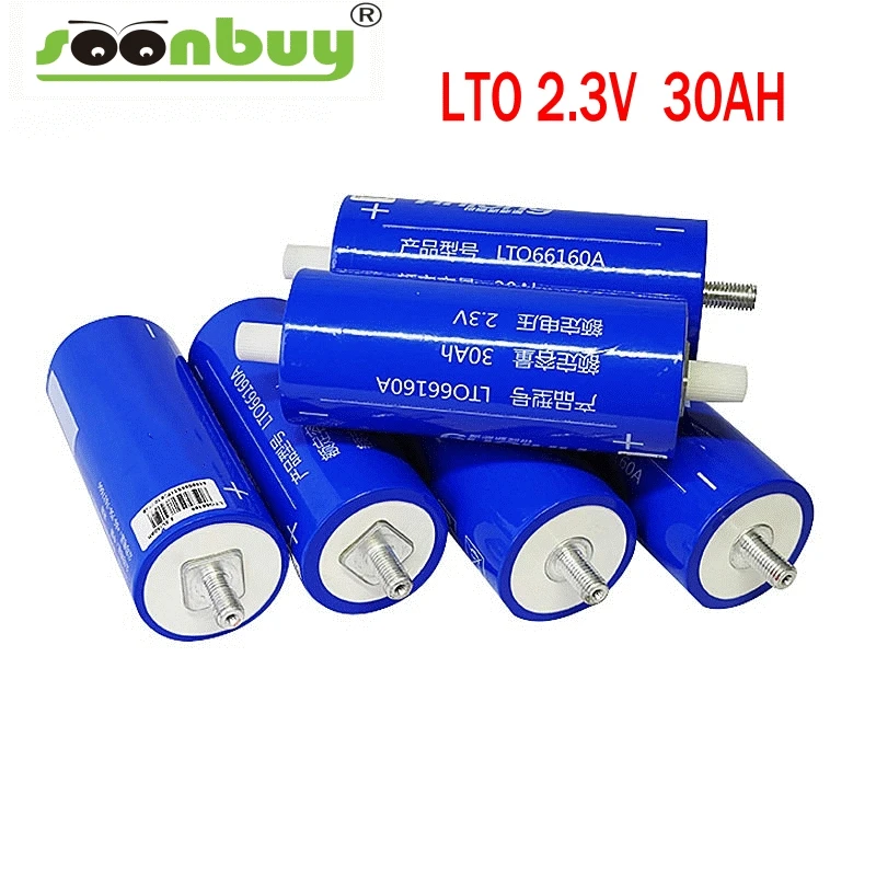 4 шт. LTO 66160 2 в 30 Ач 10C 300A для 12 литиевых аккумуляторов Titanate 3 В блок питания 14 EV golf cart