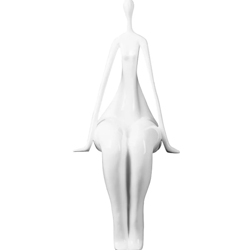 Сексуальная женская статуя абстрактная фигурка йоги Художественная Скульптура