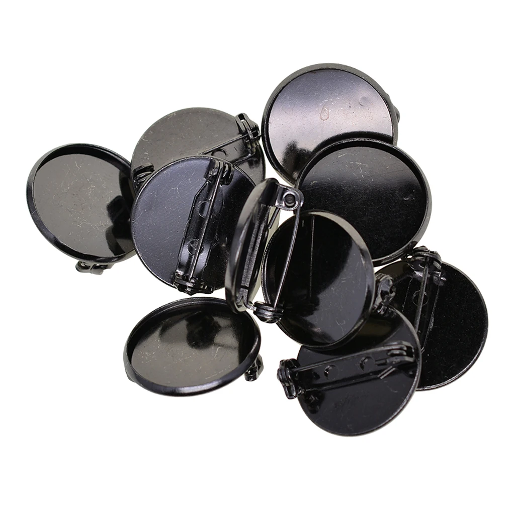 Базовая брошь 20 мм основа для рукоделия штифты изготовления задних частей