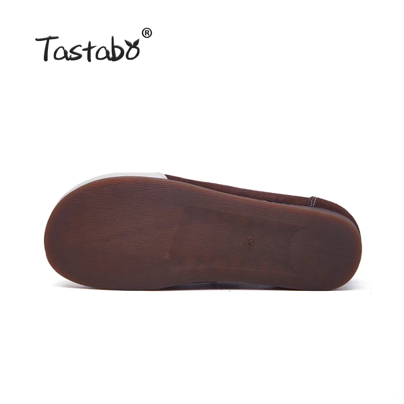 Женские туфли ручной работы Tastabo из натуральной кожи простая мягкая подошва на