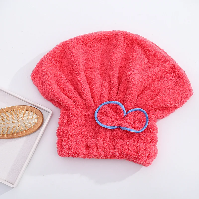 

Microfiber hair towel turban towel Quickly hair drying towel Women Girls Ladies Absorbent shower cap 7 colors