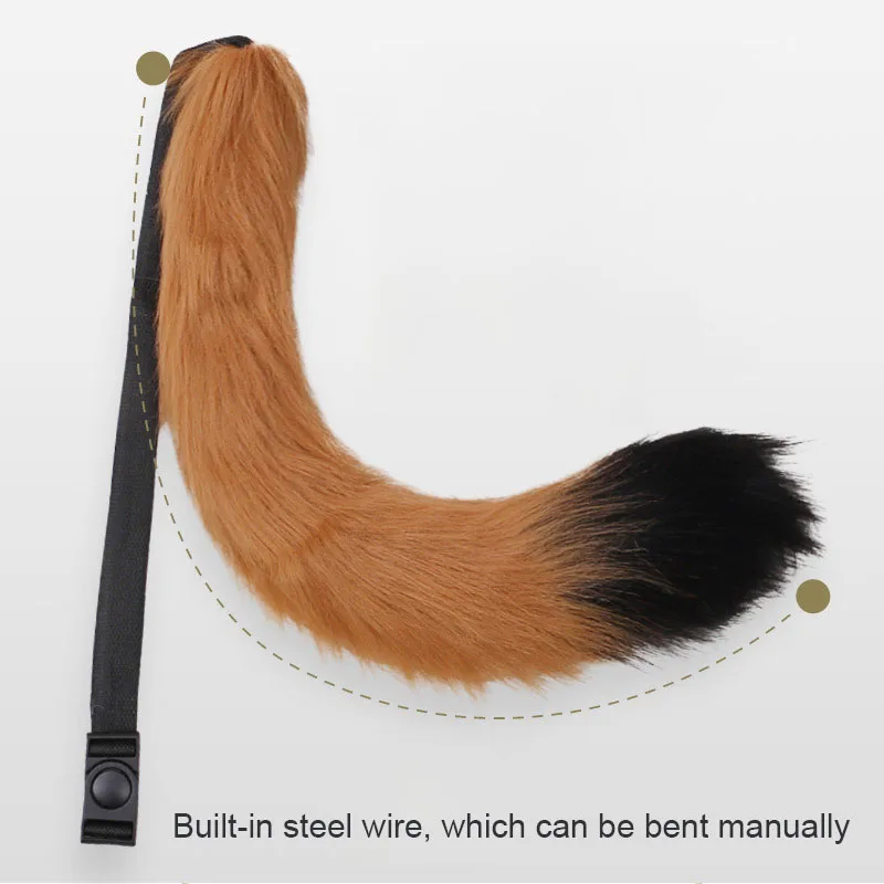 Хвост плюшевый хвост Волка для косплея вечеривечерние на Хэллоуин | Тематическая