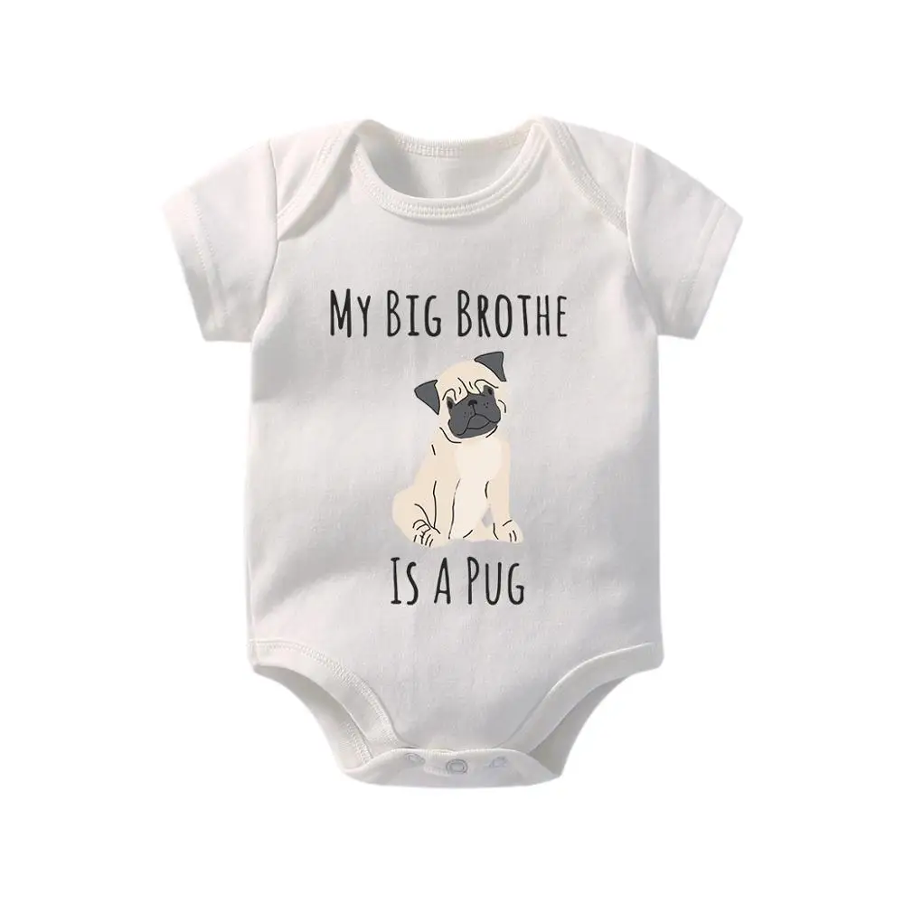 

YSCULBUTOL Cute Golden Retriever Big Brother Sister Baby Clothes for Dog Lover