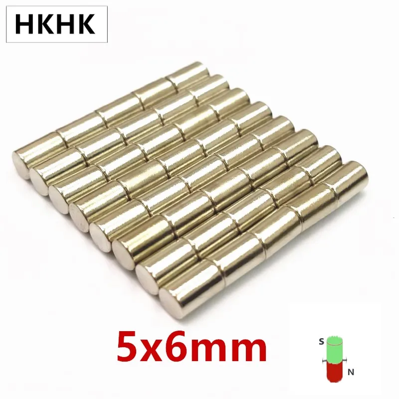 Небольшие Круглые неодимовые магниты 200 1000p 5 мм x 6 диаметр 5x6 сильный