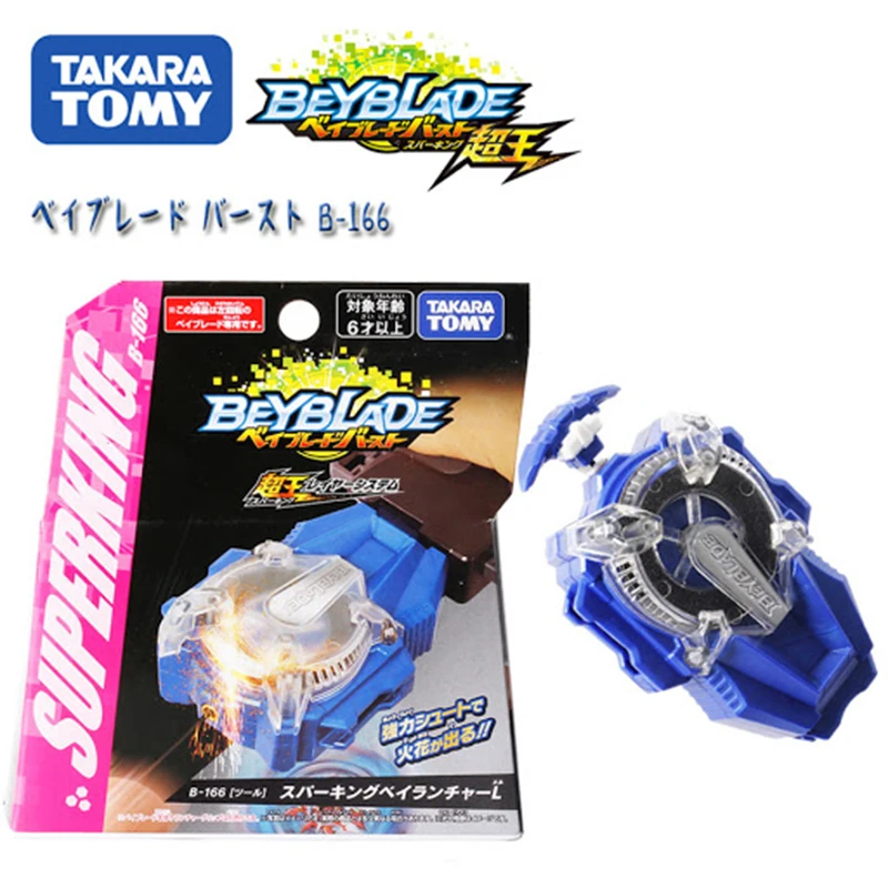 Takara Tomy Beyblade Burst Super King B-166 синие искры Бей запуска L строка модельное блестящее