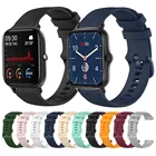 Ремешок силиконовый для смарт-часов COLMI P8 Pro Plus, сменный Браслет для COLMI P9, P12, V23, V31 Lan, 20 мм