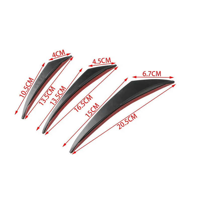 6 шт./4 шт. универсальный сплиттер для переднего бампера | Автомобили и мотоциклы