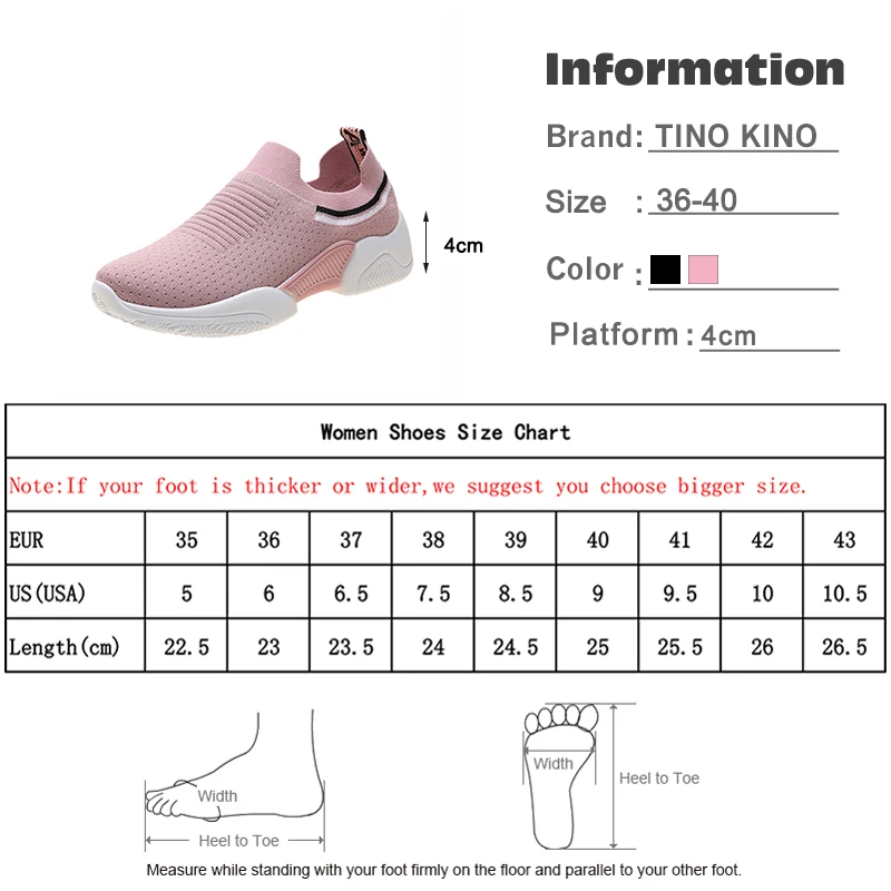 

2019 Spring Women Sneakers Shoes Ladies Flat Slip on Platform Sneakers for Women Black Breathable Mesh Sock Sneakers Shoes