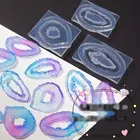 С украшением в виде кристаллов кварцевого камня кластера наскальный Агат Камень формочка для силиконовой Подвески Ювелирные изделия из смолы