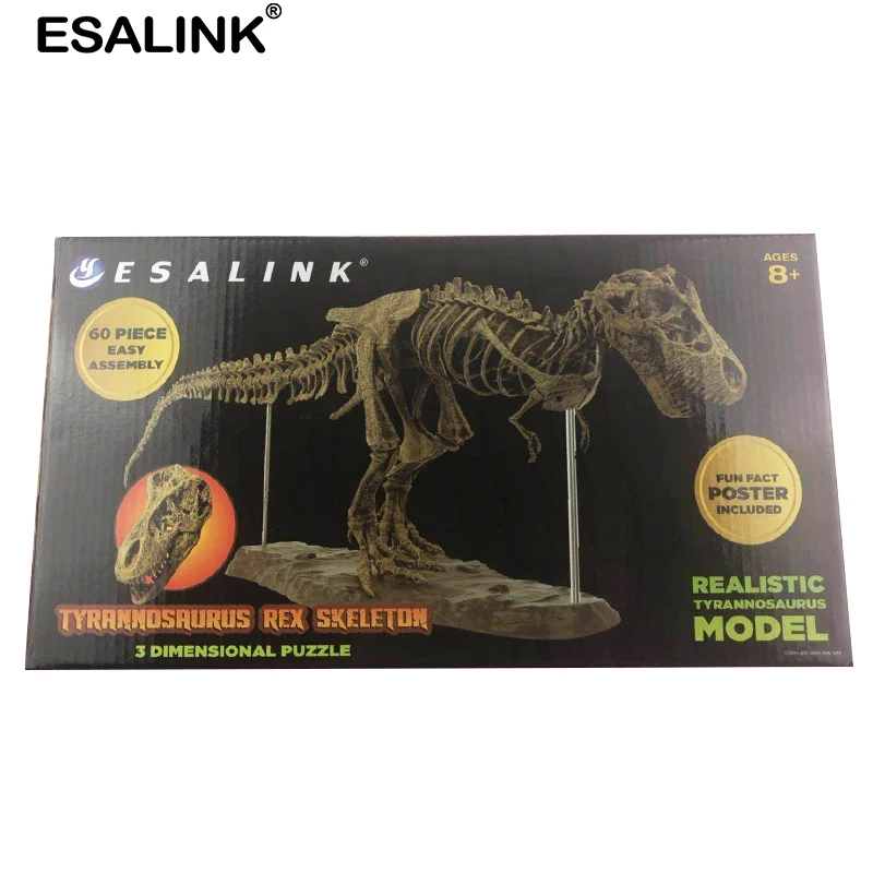 ESALINK динозавр Юрского периода ископаемый образец Сращивание сборка модель